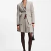 Blazer in Regular-Fit mit Mikrokaromuster