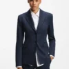 Blazer in Regular-Fit mit Nadelstreifen