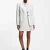 Blazer in Regular-Fit mit Nadelstreifen