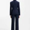 Blazer in Regular-Fit mit Nadelstreifen