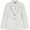 Blazer in Regular-Fit mit Nadelstreifen