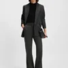 Blazer in Regular-Fit mit verdecktem Verschluss