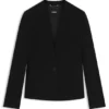 Blazer in regulärer Passform mit Metallknopf