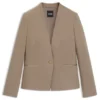 Blazer in regulärer Passform mit Metallknopf