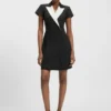 Blazerkleid mit spitzen Revers