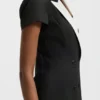 Blazerkleid mit spitzen Revers