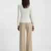 Bluse in extra schmaler Passform aus Baumwolljersey