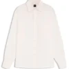 Bluse in lockerer Passform mit Brusttasche