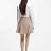Bluse in lockerer Passform mit Herz-Logo