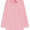 Bluse in Oversize-Passform aus Baumwoll-Canvas Bluse in Oversize-Passform aus Baumwoll-Canvas