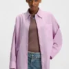 Bluse in Oversize-Passform aus Baumwollpopeline Bluse in Oversize-Passform aus Baumwollpopeline