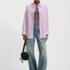Bluse in Oversize-Passform aus Baumwollpopeline Bluse in Oversize-Passform aus Baumwollpopeline