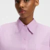 Bluse in Oversize-Passform aus Baumwollpopeline Bluse in Oversize-Passform aus Baumwollpopeline