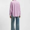 Bluse in Oversize-Passform aus Baumwollpopeline Bluse in Oversize-Passform aus Baumwollpopeline