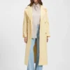 Bluse in Oversize-Passform aus gestreifter Baumwolle