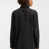 Bluse in Oversize-Passform mit Burnout-Muster