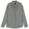 Bluse in Oversize-Passform mit Fransen und Logos Bluse in Oversize-Passform mit Fransen und Logos