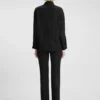 Bluse in Oversize-Passform mit Nadelstreifen