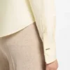Bluse in Regular-Fit aus Baumwollpopeline mit verdeckter Knopfleiste