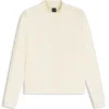 Bluse in Regular-Fit aus Baumwollpopeline mit verdeckter Knopfleiste