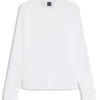 Bluse in Regular-Fit aus Baumwollpopeline mit verdeckter Knopfleiste