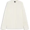 Bluse in Regular-Fit aus sandgewaschener Seide