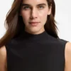 Bluse in Regular-Fit aus sandgewaschener Seide mit Bindeband am Hals