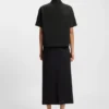 Bluse in Regular-Fit aus Schurwolle