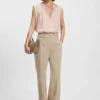 Bluse in Regular-Fit aus Stretch-Seide