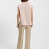 Bluse in Regular-Fit aus Stretch-Seide