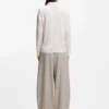 Bluse in Regular-Fit aus Stretch-Seide