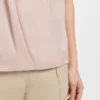 Bluse in Regular-Fit aus Stretch-Seide