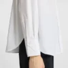 Bluse in Regular-Fit mit Knopf mit gestapeltem Logo