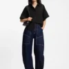Bluse in Regular-Fit mit umgeschlagenen Ärmelbündchen