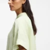 Bluse in Regular-Fit mit umgeschlagenen Ärmelbündchen
