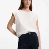 Bluse in regulärer Passform im T-Shirt-Stil