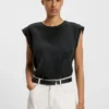 Bluse in regulärer Passform im T-Shirt-Stil