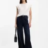 Bluse in regulärer Passform im T-Shirt-Stil
