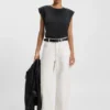 Bluse in regulärer Passform im T-Shirt-Stil