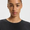 Bluse in regulärer Passform im T-Shirt-Stil