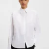 Bluse in Relaxed-Fit aus Baumwollpopeline
