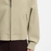 Bomberjacke aus Baumwollstretch mit Reißverschluss