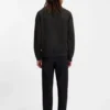 Bomberjacke aus Twill mit geknöpftem Stehkragen