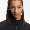 Bomberjacke aus Twill mit geknöpftem Stehkragen
