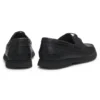 Bootsschuhe aus getrommeltem Leder
