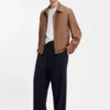 BOSS BY BECKHAM Sneakers aus Leder und Wildleder