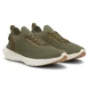 BOSS-MOTION Sneakers mit gestricktem Obermaterial und Lederbesatz