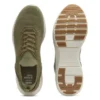 BOSS-MOTION Sneakers mit gestricktem Obermaterial und Lederbesatz
