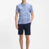 BOSS-MOTION Sneakers mit gestricktem Obermaterial und Lederbesatz