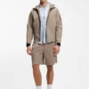 BOSS-MOTION Sneakers mit gestricktem Obermaterial und Lederbesatz